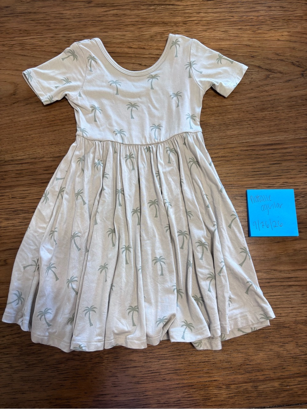 Kyte Baby 18-24 Palm Print Twirl Dress